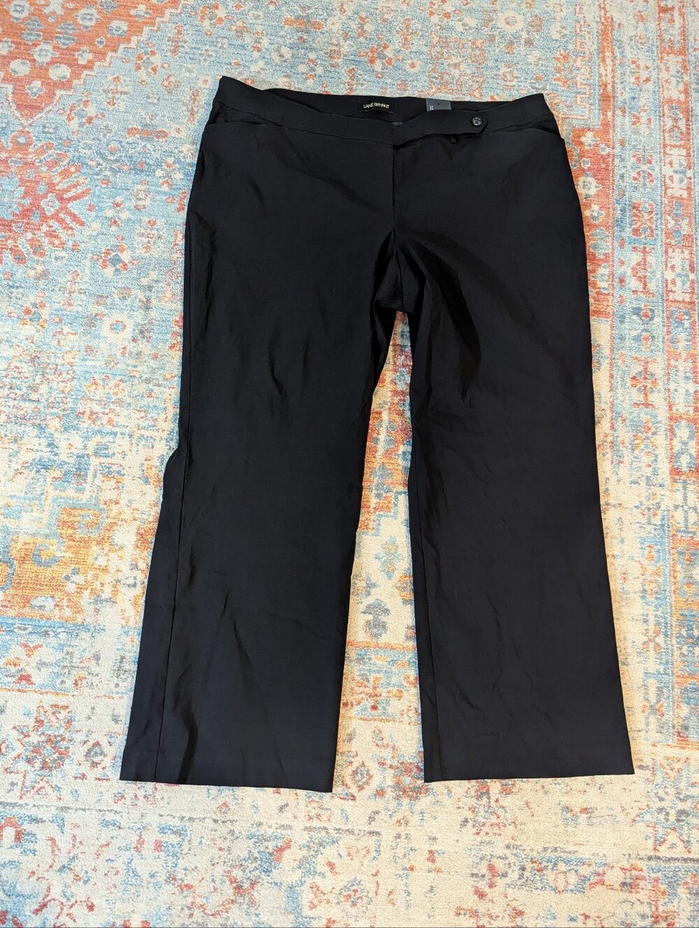 NEW Lane Bryant Women's 26 Classic Trouser Black Dress Pants Rayon Nylon Spandex